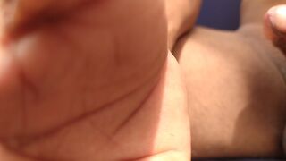 Boy masturbates a small