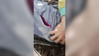 Adults are shaking under palm trees