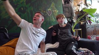 Gettin 2 know Super Fit 19yr, pop star looks, proper chav takes CUM up the arse- Unedited vid