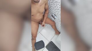 I remembered my stepdaughter taking a shower, I went crazy and had to