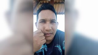 Jerking off on the public waterfront