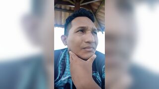 Jerking off on the public waterfront