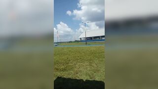 Jerking off on the public waterfront