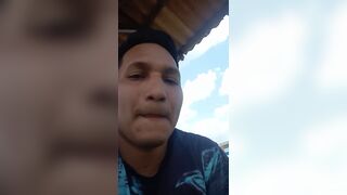 Jerking off on the public waterfront