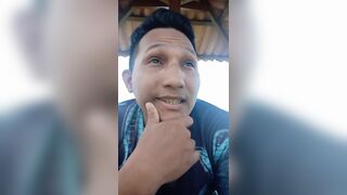 Jerking off on the public waterfront