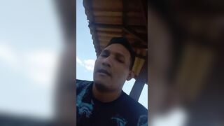 Jerking off on the public waterfront