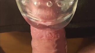 Slow motion cumshot and big dick