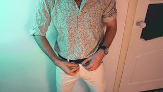 Sexy handsome Noel Dero locked himself in his room and decided to jerk off. ASMR MASTURBATION - 1 image