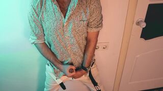 Sexy handsome Noel Dero locked himself in his room and decided to jerk off. ASMR MASTURBATION - 4 image