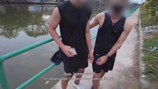 Inexperienced twinks travel go to hotel fuck boy handsome muscle bareback