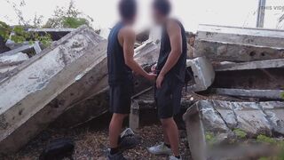 Inexperienced twinks travel go to hotel fuck boy handsome muscle bareback - 8 image