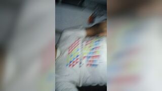 MASTURBATION BACK IN THE WORKSHOP OF MY HOUSE FENCES OF THE RAILING ???? - 4 image