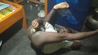 Indian gay boy fuking her big ass in cucumber ???? - 10 image