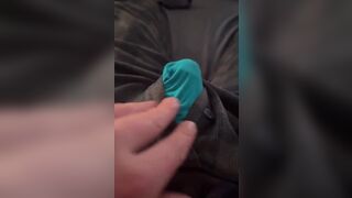 Daddy's Cums Through Briefs