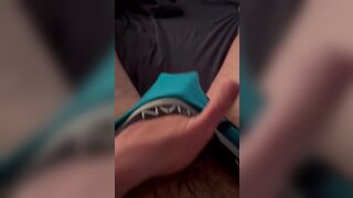 Daddy's Cums Through Briefs