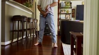 Showing My Beautiful Dick, Balls, Ass, Bare Feet