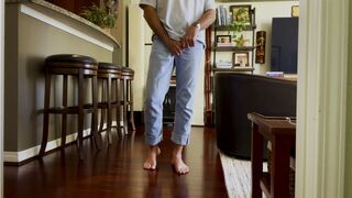 Showing My Beautiful Dick, Balls, Ass, Bare Feet