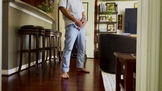 Showing My Beautiful Dick, Balls, Ass, Bare Feet