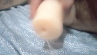 Gifted breaking pussy imagining his wife