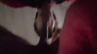 Masturbating Watching Porn with My Friend, I Suck Him off and He Cums in My Mouth