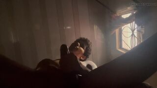 Masturbating Watching Porn with My Friend, I Suck Him off and He Cums in My Mouth