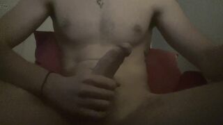 From Soft To Big Hard Cock Masturbation