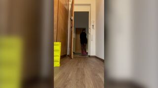 Stripteas and walking on the street