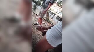 Morning of Exhib, Jerkoff & Cum!!!