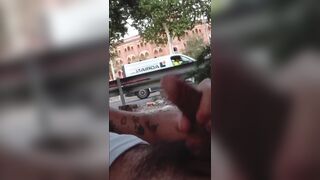 Morning of Exhib, Jerkoff & Cum!!!