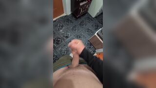 Masturbation Alone in the Hall