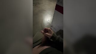 almost caught cumming on parking. 3 orgasms