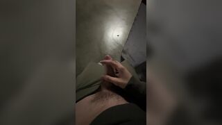almost caught cumming on parking. 3 orgasms