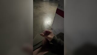 almost caught cumming on parking. 3 orgasms