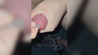 Compilation of different dilators / penis plugs that disappear into my cock