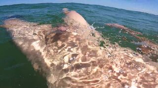 I cum just for the pleasure of feeling free, naked on a public beach - 3 image