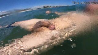 I cum just for the pleasure of feeling free, naked on a public beach - 6 image