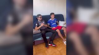 He Came to Watch a Soccer Game and I Scored a Goal with My Cock