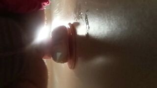 Ms Ben Dover fucking big dildo