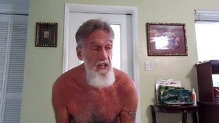 Naked Housecleaner Makes a Mess then Mops it Up