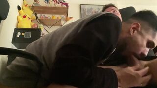sucking my friend big hard cock