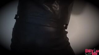 Black Leather & Nylon