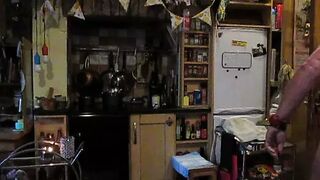 Will Polski hanging around strips off his jock strap and wanks naked on live web cam