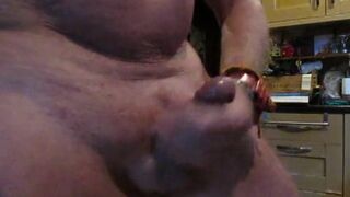 Will Polski hanging around strips off his jock strap and wanks naked on live web cam