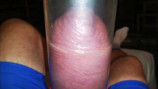 A Very Close up Pumping up