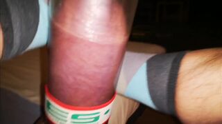 A Very Close up Pumping up