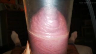 A Very Close up Pumping up