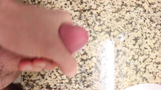 Hot Guy Jacking off and Moaning in the Hotel Room