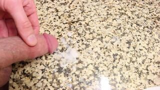 Hot Guy Jacking off and Moaning in the Hotel Room