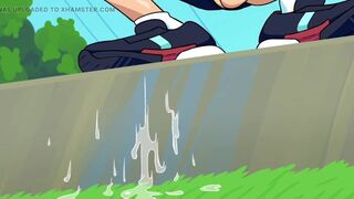 My friend takes his cock out of his pants and fucks me - 9 image