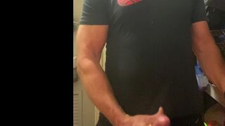 Horny JockDad87 Busts Another Load Between Classes